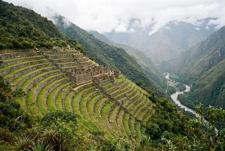 Sitio inca de Wiñay Wayna en el Camino Inca